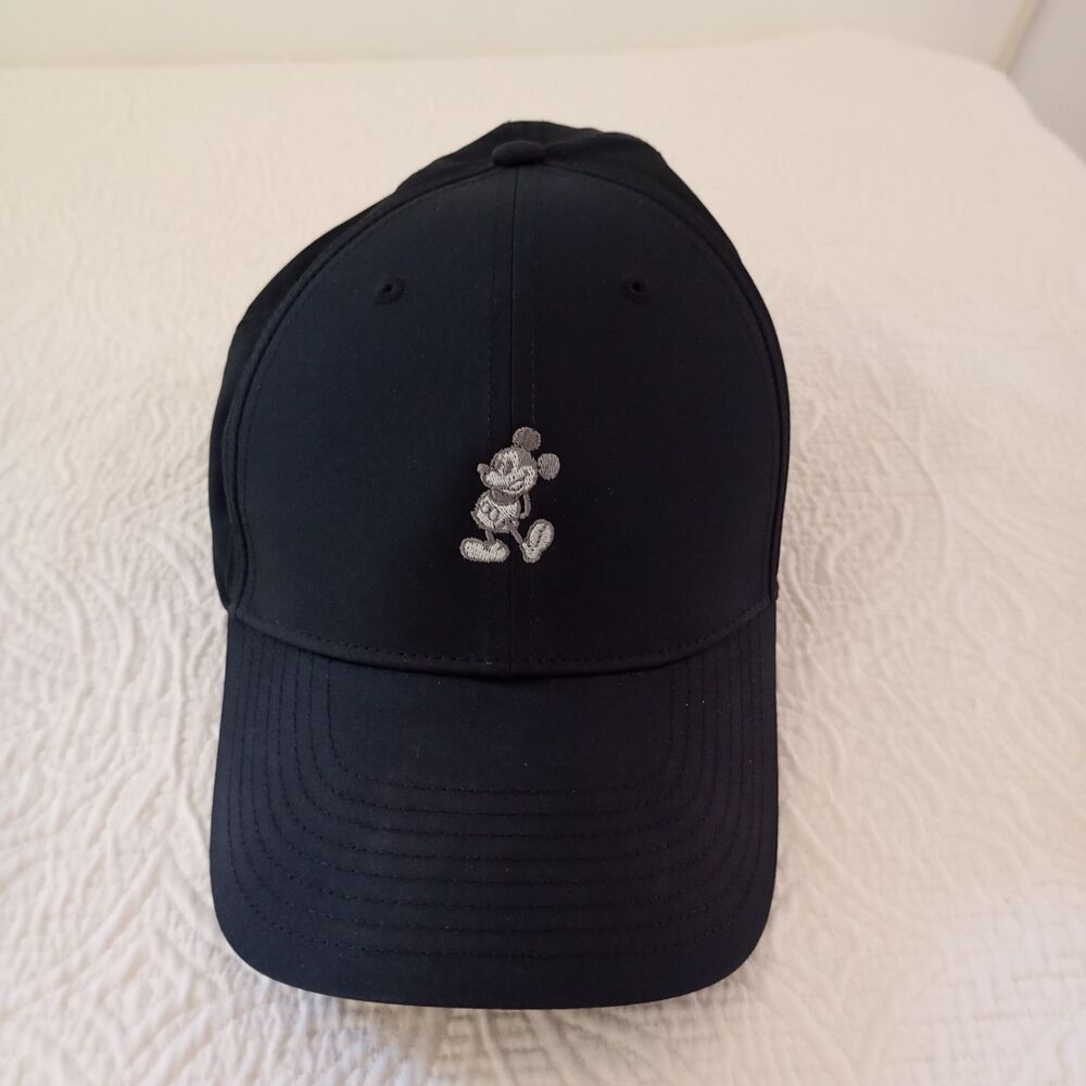 Nike Dri-Fit Disney Parks Mickey Mouse Hat Black Club Cap Strapback Size M/L